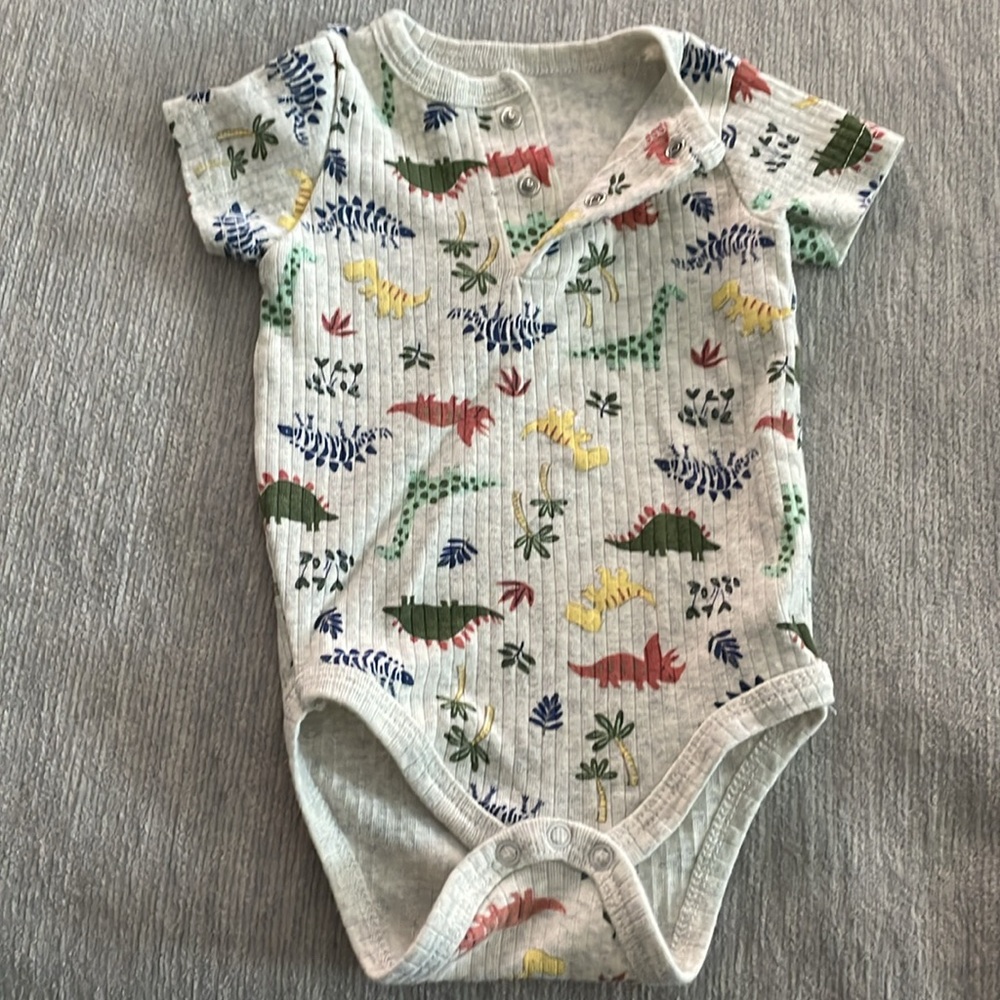 Little Boy Dinosaur Onesies - Picture 3 of 8